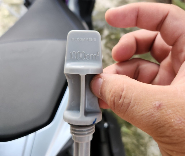 Yamaha nvx 155 v3 thay nhớt 09 lít hay 1 lít - 2