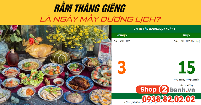 Rằm tháng giêng 2026 là ngày mấy dương lịch - 1