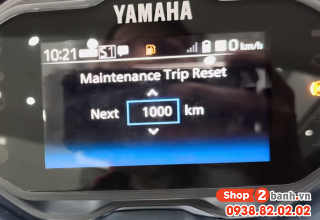 Cách tắt đèn báo nhớt oil trên xe nvx v3 sau khi thay nhớt - 5