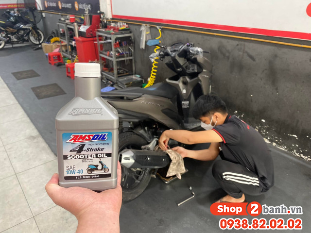 Yamaha nmax 155 thay nhớt 09 lít hay 1 lít - 7