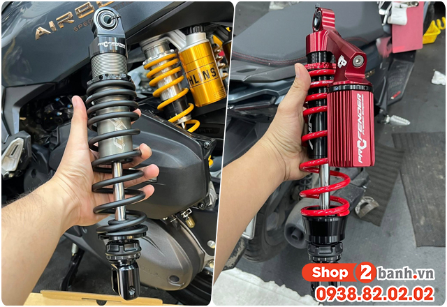 Phuộc sau xe yamaha nmax 155 bị cứng ít nhún phải làm sao - 3