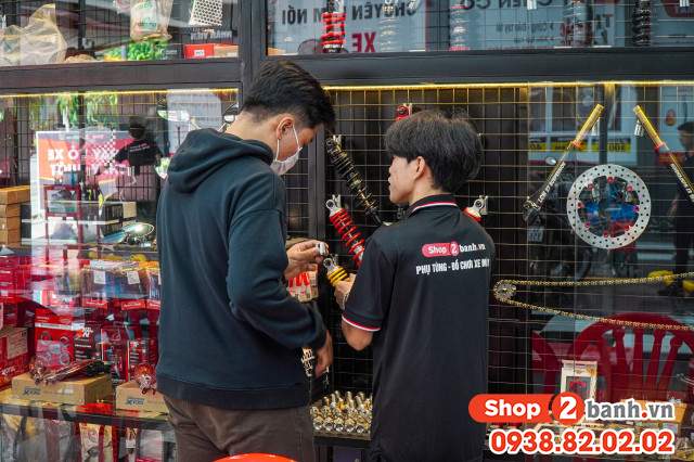 Phuộc sau xe yamaha nmax 155 bị cứng ít nhún phải làm sao - 2