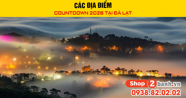 Các địa điểm countdown 2026 tại đà lạt - 1