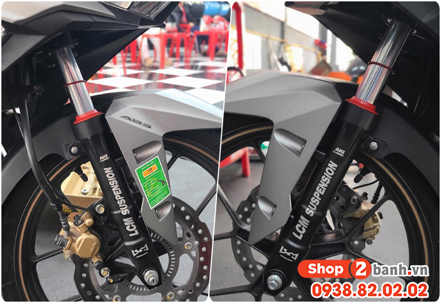 Phuộc trước honda winner r có đường kính ty phuộc là bao nhiêu - 4