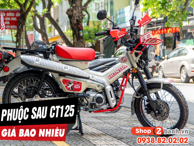 Thay nhún giảm xóc sau xe honda ct125 giá bao nhiêu - 1