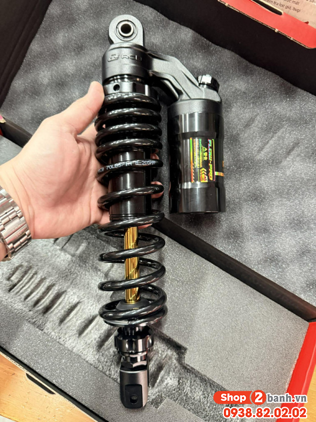 Phuộc rcb flow pro ty vàng cho vario 160 click 160 chính hãng - 1