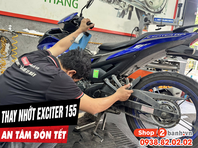 Chọn dầu nhớt tốt cho exciter 155 thay dịp cuối năm an tâm đón tết 2026 - 1