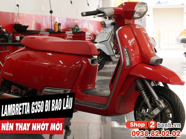 Xe lambretta g350 đi bao lâu thì thay nhớt định kỳ - 1
