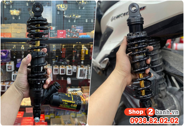 Thay nhún giảm xóc sau xe điện honda cuv e giá bao nhiêu - 6