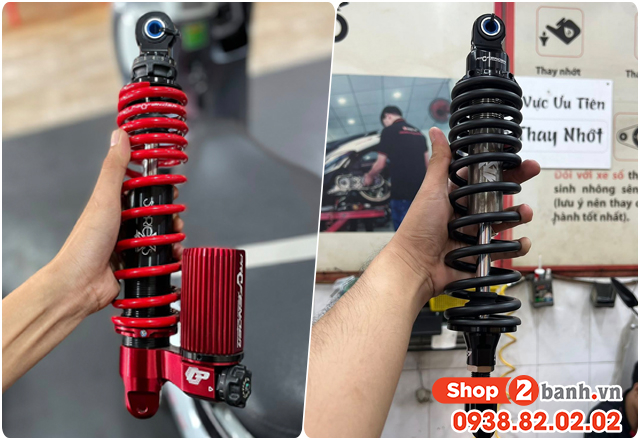 Thay nhún giảm xóc sau xe điện honda cuv e giá bao nhiêu - 4