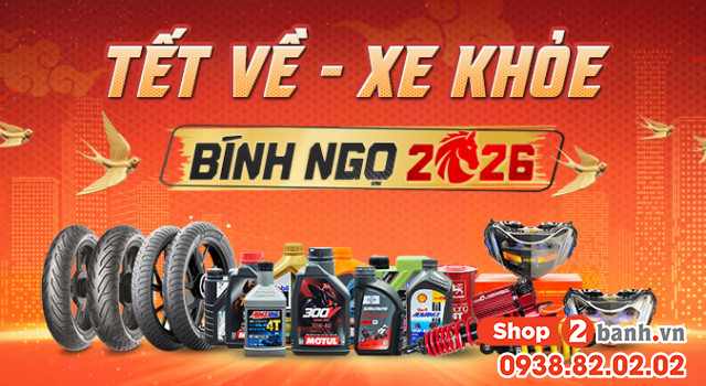 Xuân bính ngọ 2026 - tết về xe khỏe tại shop2banh - 1