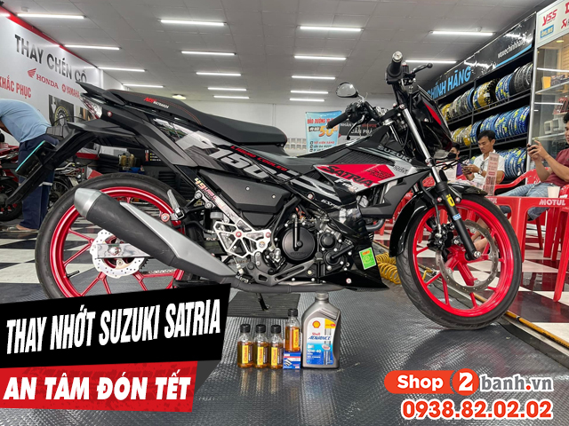 Chọn dầu nhớt tốt cho satria thay dịp cuối năm an tâm đón tết 2026 - 1