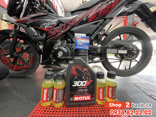 Chọn dầu nhớt tốt cho satria thay dịp cuối năm an tâm đón tết 2026 - 2