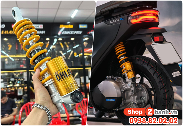 Phuộc sau honda cuv e ít nhún chạy tưng xe phải làm sao - 11