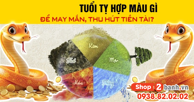 Tuổi tỵ hợp màu gì để may mắn thu hút tiền tài - 1