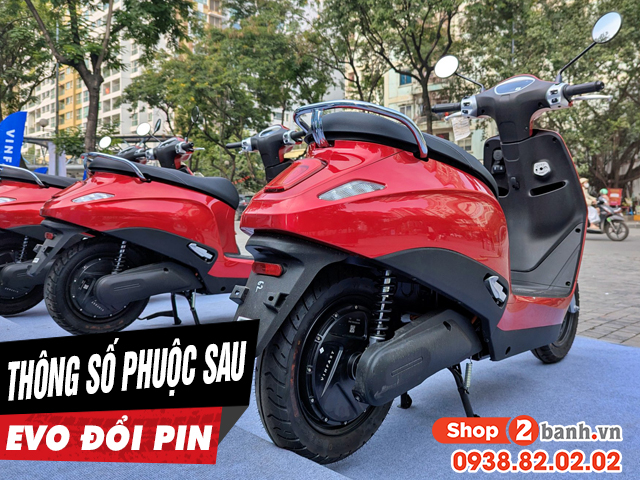 Thông số phuộc sau xe evo đổi pin cao bao nhiêu cm - 1