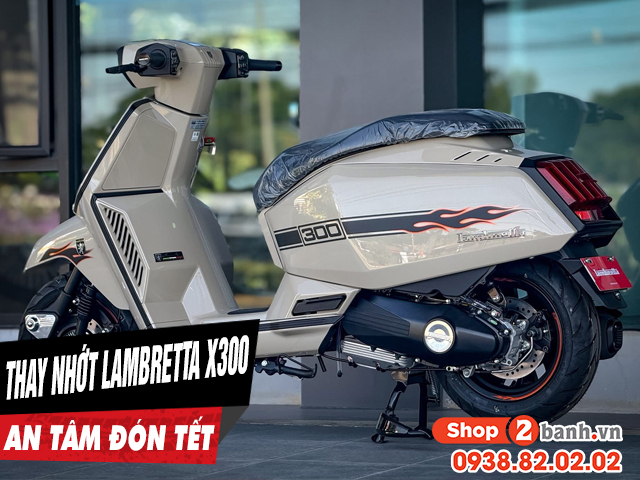 Chọn dầu nhớt tốt cho lambretta x300 thay dịp cuối năm an tâm đón tết 2026 - 1