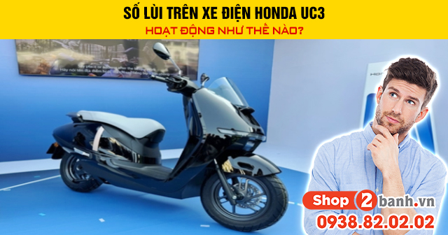 Số lùi trên xe điện honda uc3 hoạt động như thế nào - 1