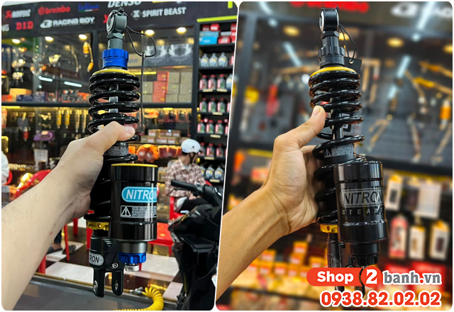 Phuộc nitron cho xe điện honda uc3 loại nào nhún êm và đầm chắc - 2