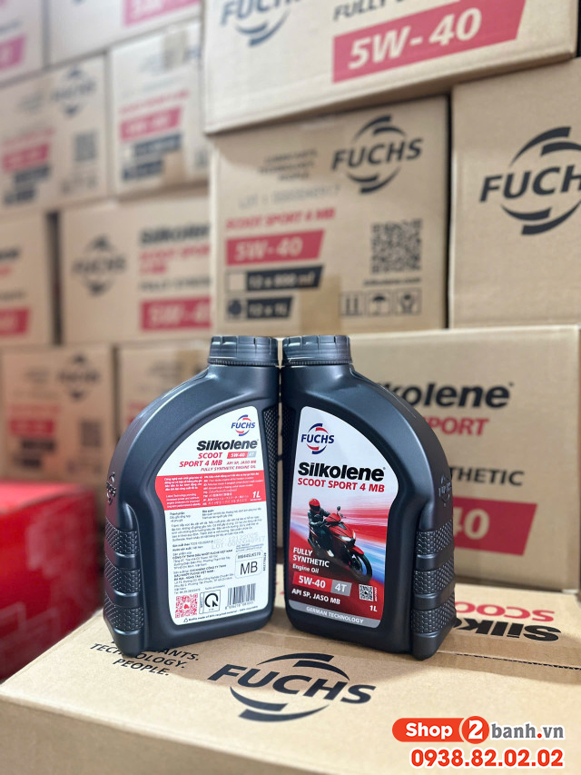 Nhớt fuchs silkolene scoot sport 4 5w40 - 3