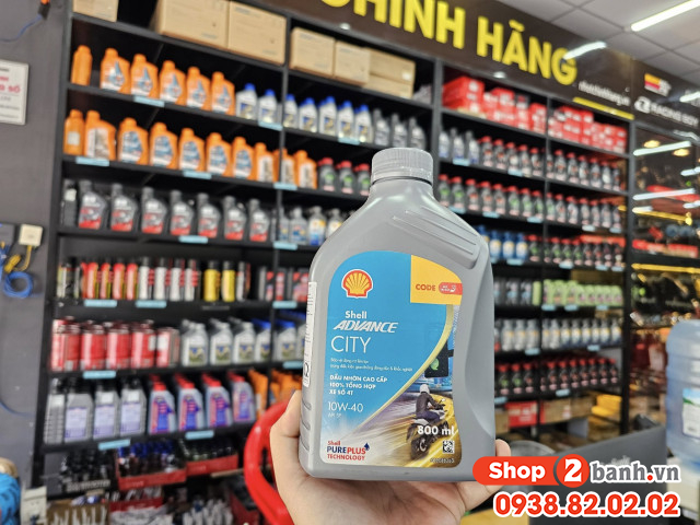 Angel 110 đi phố chọn nhớt shell advance city 10w40 có phù hợp không - 2