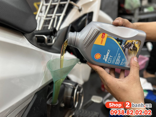 Angel 110 đi phố chọn nhớt shell advance city 10w40 có phù hợp không - 3