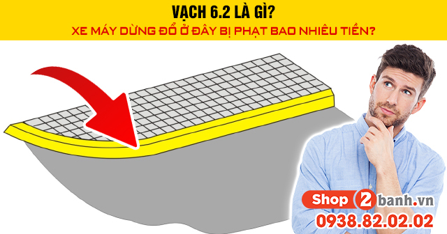 Vạch 62 là gì xe máy dừng đổ ở đây bị phạt bao nhiêu tiền - 1