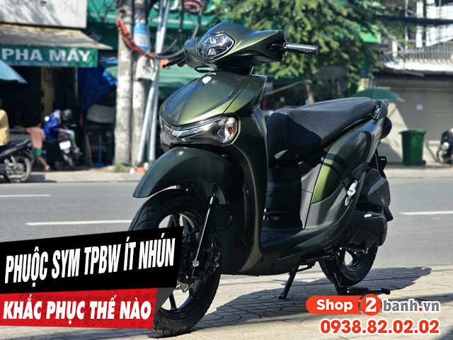 Phuộc sau sym tpbw 125 ít nhún chạy tưng xe phải làm sao - 1