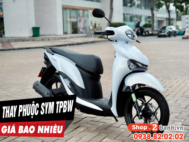 Thay nhún giảm xóc sau xe sym tpbw 125 giá bao nhiêu - 1