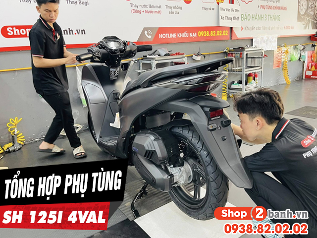 Tổng hợp phụ tùng sh 125i 4val mới 2026 bán chạy nhất shop2banh - 1