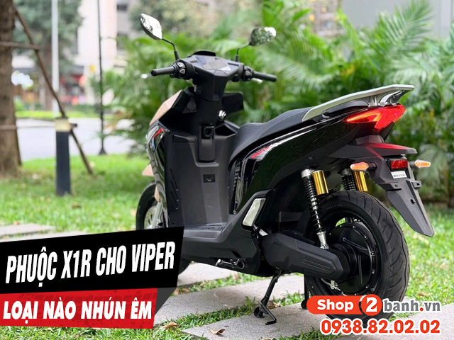Phuộc x1r cho xe điện viper loại nào chạy nhún êm nhất - 1