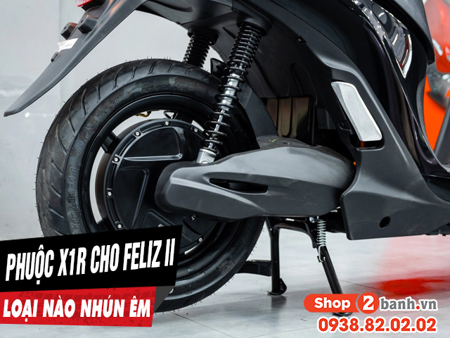 Phuộc x1r cho xe feliz ii loại nào chạy nhún êm nhất - 1