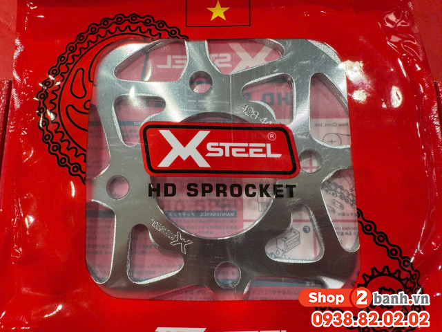 Bộ nhông sên dĩa x1r cho winner 122l crom - 2