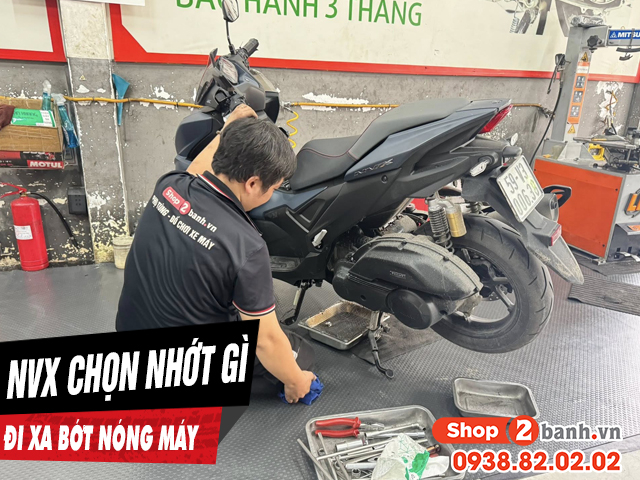 Chọn nhớt gì để xe nvx chạy xa bớt nóng máy - 1