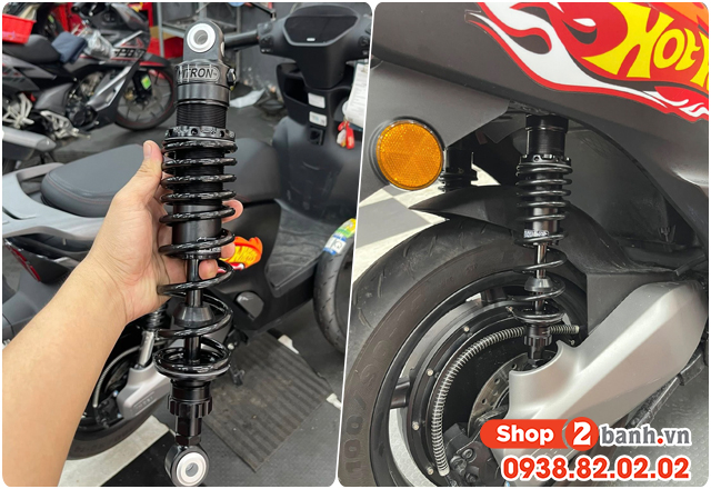 Phuộc sau xe velax hơi yếu nên thay phuộc loại nào tốt hơn - 3