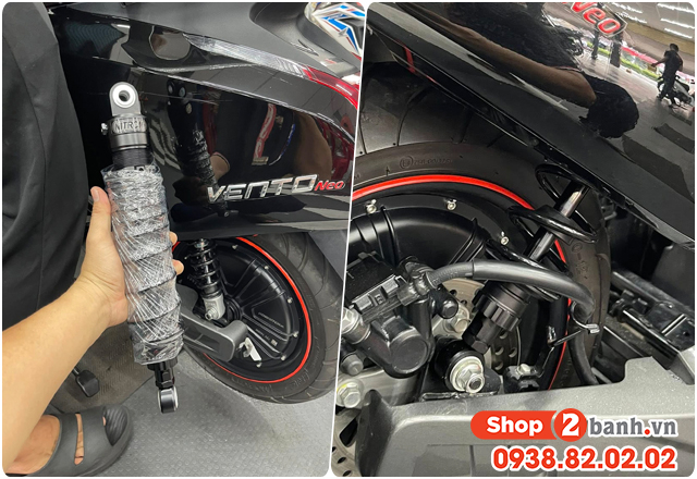 Phuộc sau xe vento neo hơi yếu nên thay phuộc loại nào tốt hơn - 3