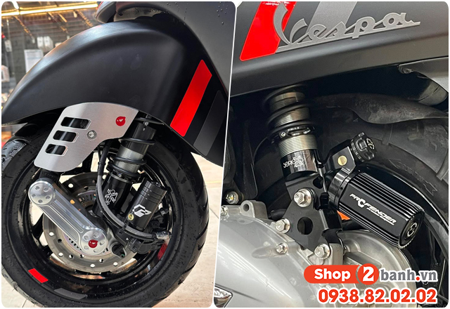 Thay nhún giảm xóc xe vespa sprint giá bao nhiêu - 3