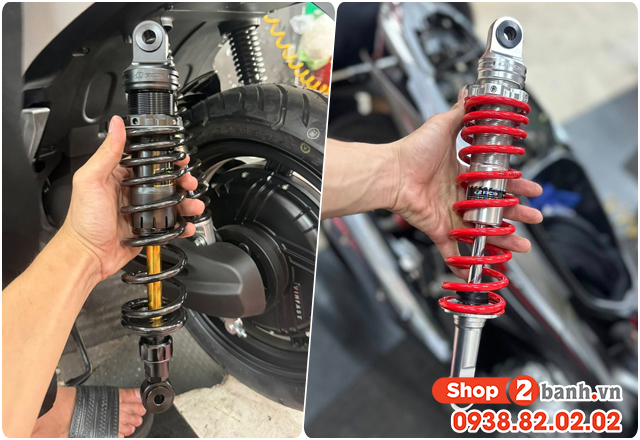 Phuộc sau xe evo max 2026 hơi yếu nên thay phuộc loại nào tốt hơn - 5