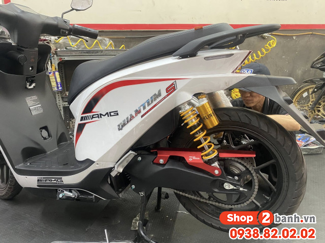 Phuộc ohlins 242 328mm gắn cho xe điện quantum s1 có được không - 2