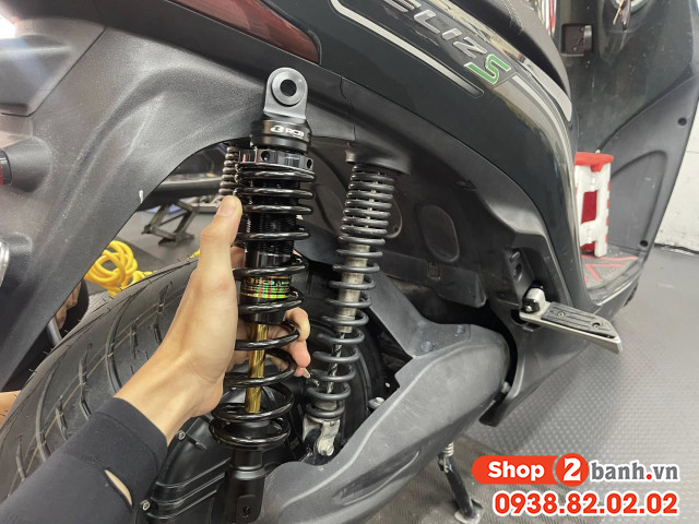 Phuộc rcb c2 320mm gắn cho xe điện feliz s có được không - 2