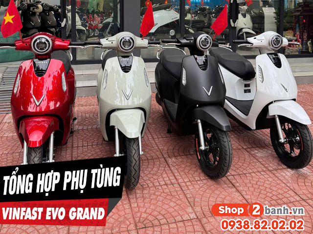 Tổng hợp phụ tùng xe điện evo grand mới nhất 2026 tại shop2banh - 1