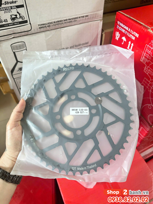 Dĩa recto 52t cho datbike quantum s0-s1 chính hãng - 1