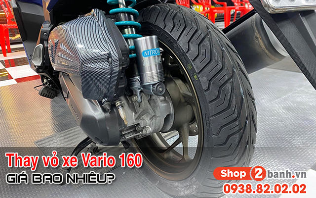 Vỏ xe vario 160 giá bao nhiêu thay ở đâu uy tín tphcm - 1