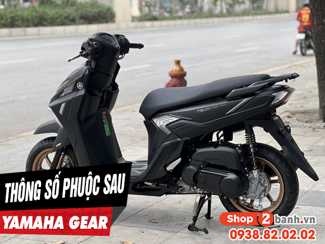 Thông số phuộc sau xe yamaha gear cao bao nhiêu - 1