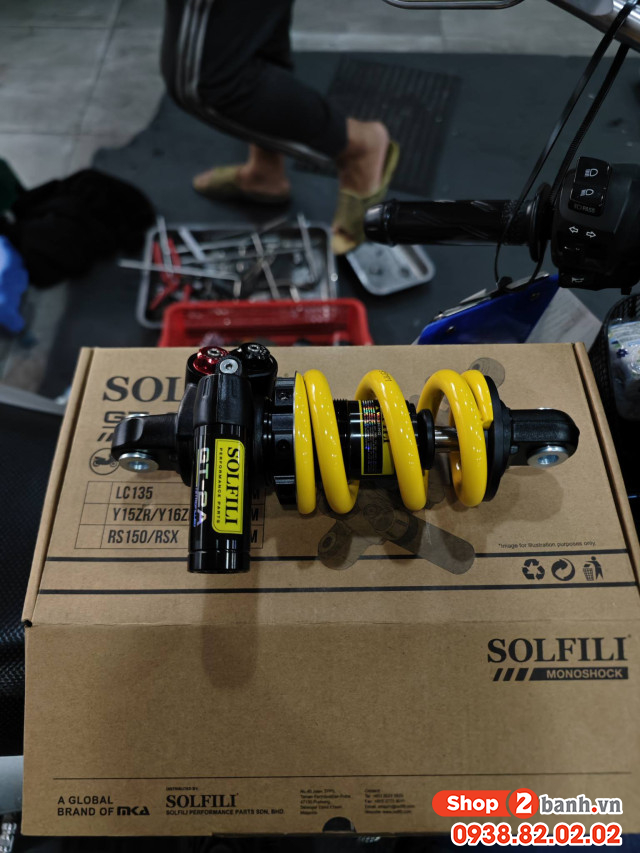 Phuộc solfili gt-2a cho exciter 135 chính hãng - 1