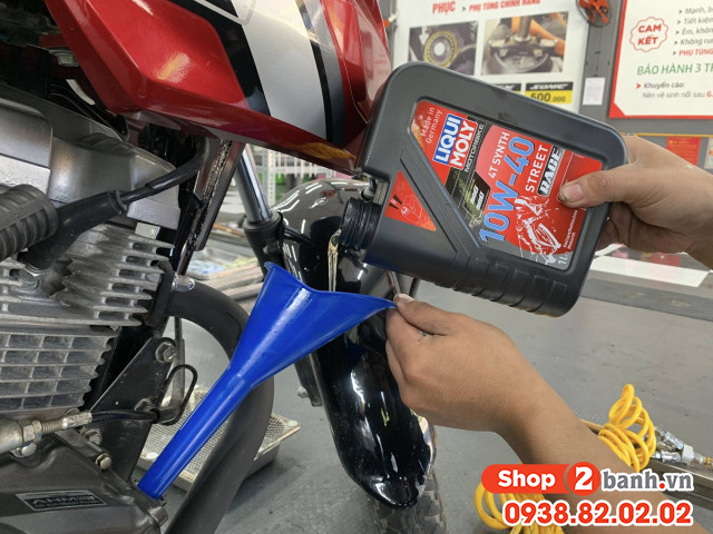 Nhớt liqui moly 4t synth 10w40 street race 1l - 5