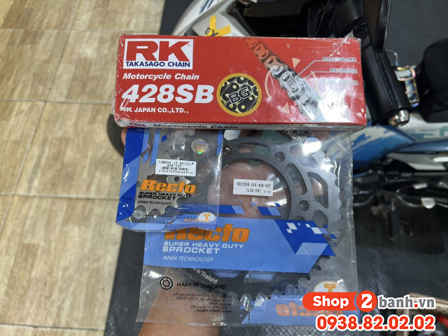 Dĩa recto 42t cho exciter 150 chính hãng - 3