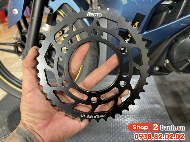 Dĩa recto 42t cho exciter 150 chính hãng - 2