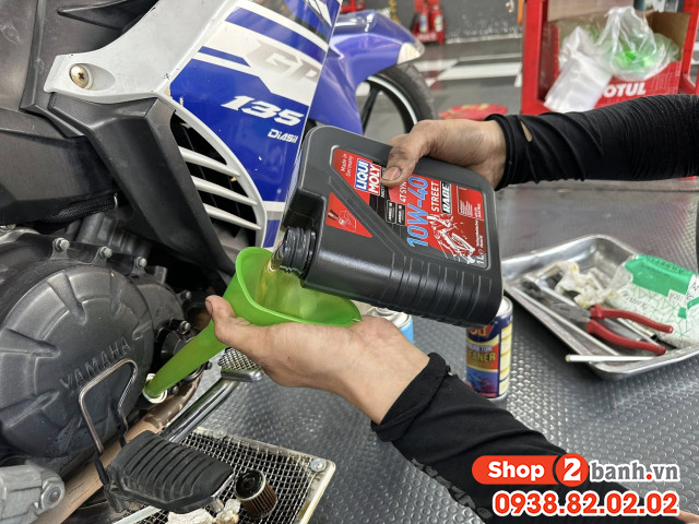 Nhớt liqui moly 4t synth 10w40 street race 1l - 4