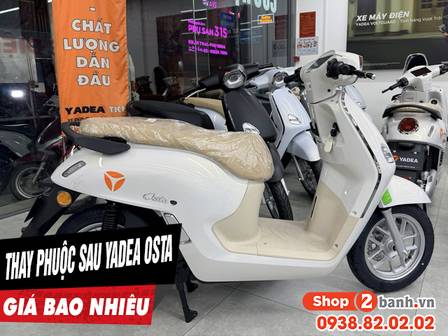 Thay nhún giảm xóc xe yadea osta giá bao nhiêu - 1